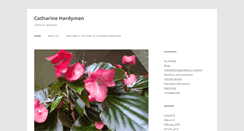 Desktop Screenshot of catharinehardyman.com